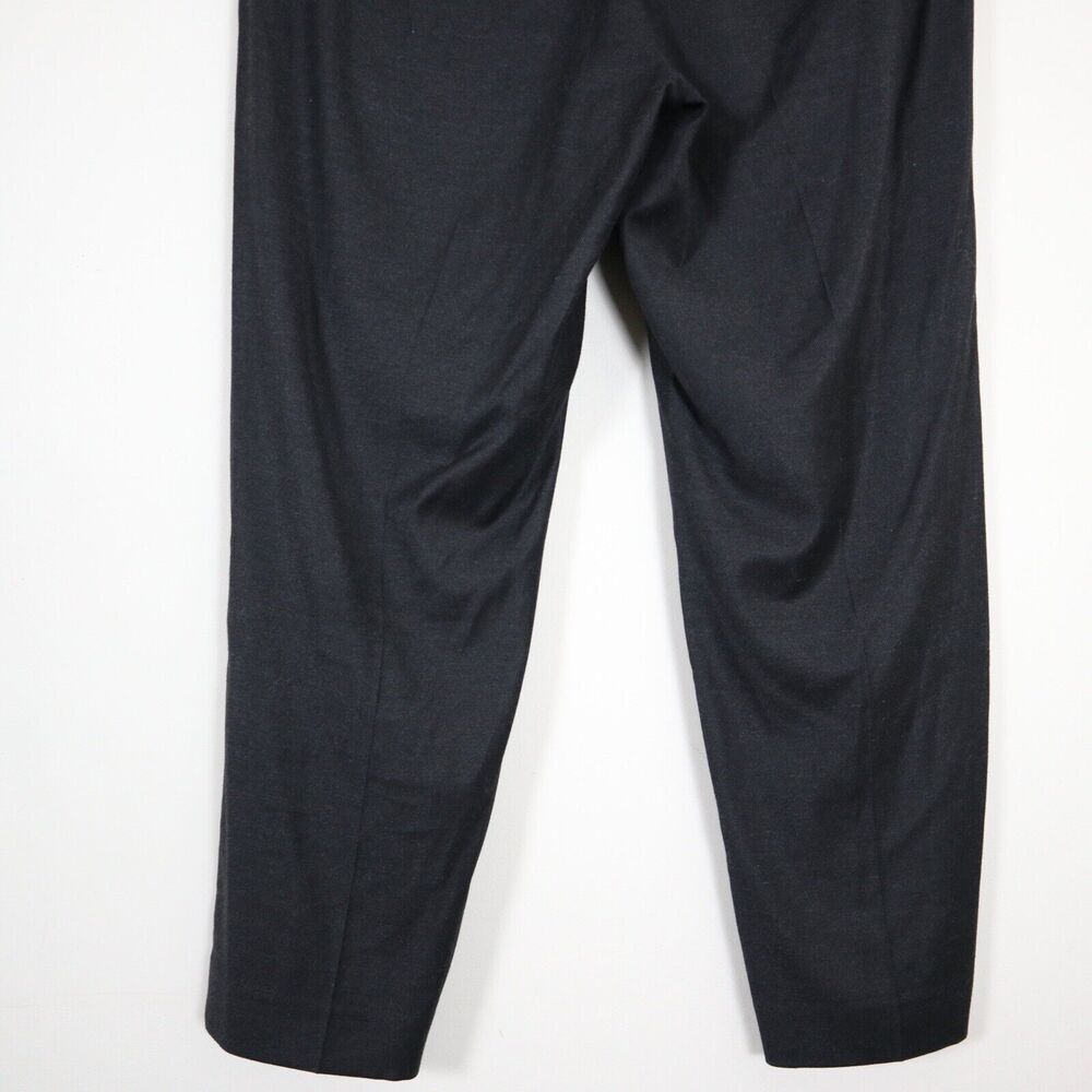 St John Size 14 Soft Flannel Trousers Fall 2011 Slim Straight Leg Pants Gray - Picture 10 of 10